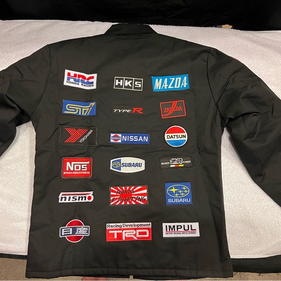 Other - JDM Jacket Men’s Size M Mint. 24 Vintage Patches Red Cap Mechanic Jacket JDM